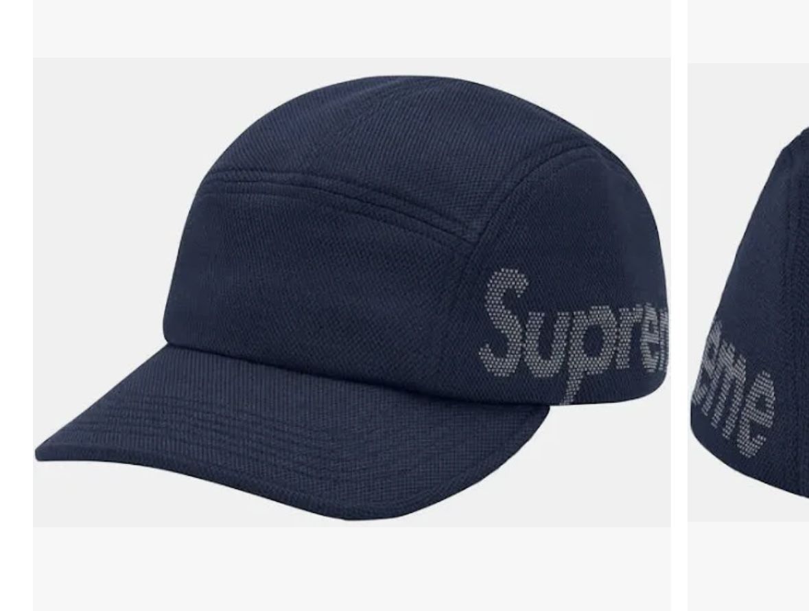 Supreme Jacquard Pique Camp Cap Brand New!