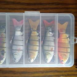 Lifelike swimbait 5 pack with box