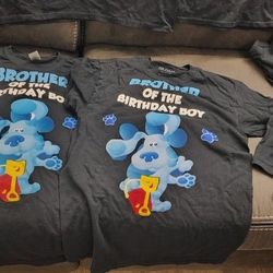 Blue's Clues Party Shirts (Family Set)