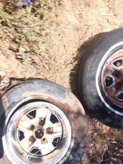 Set of 4 Oldsmobile rally wheels