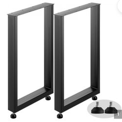 Set of 2 Steel Table Legs
