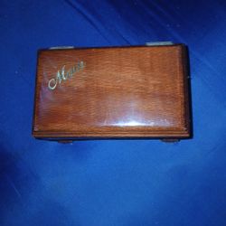 One Of Kind Hand Crafted Redwood Music Jewelrey Box Made By Me From A Block Of Wood In The Redwood Forrest