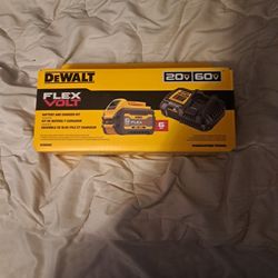 Dewalt  Flex Volt Battery  And  Charger  New