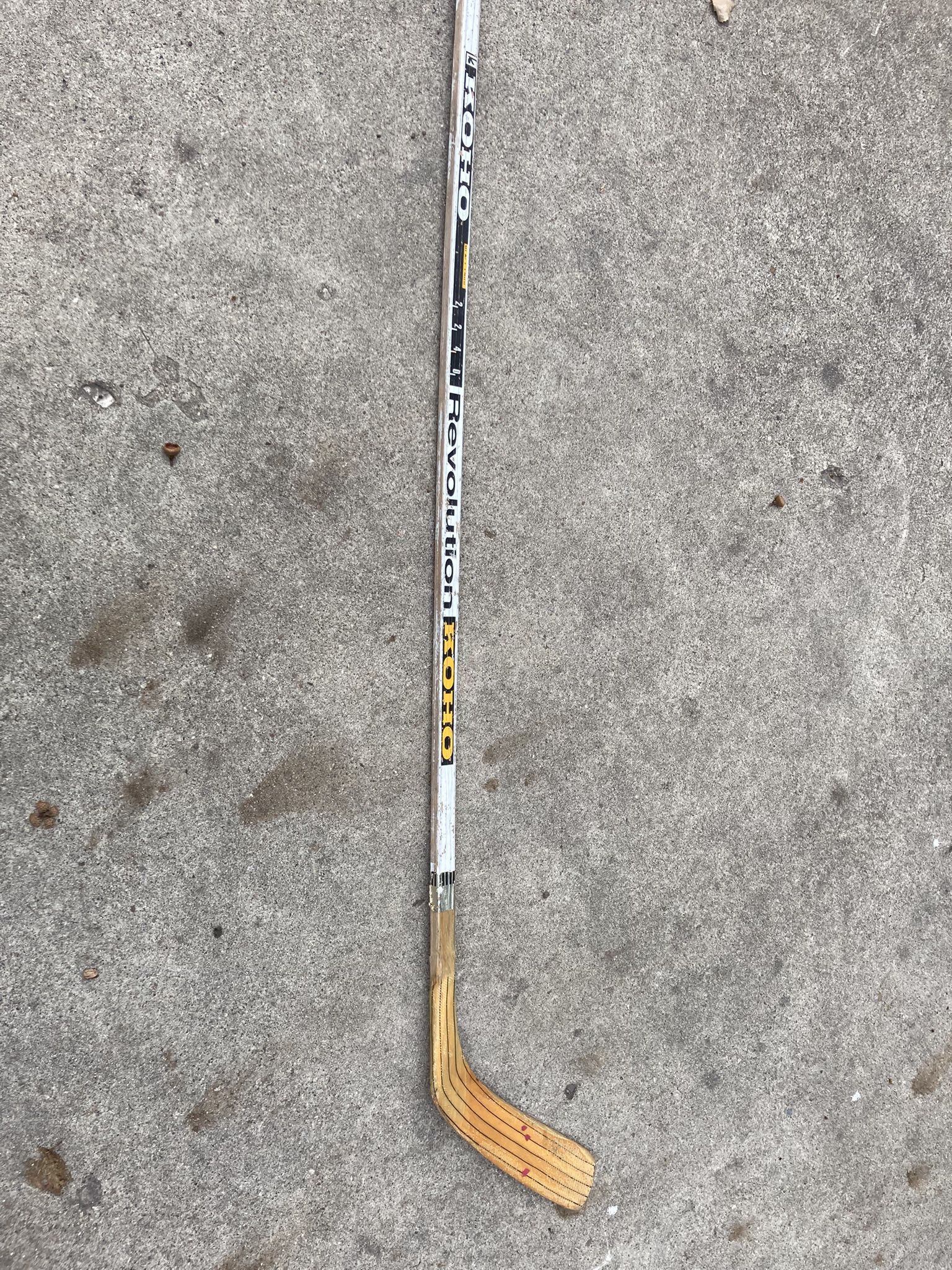Vintage KOHO Revolution Hockey Stick – Classic Wood Blade – Collectible Gear