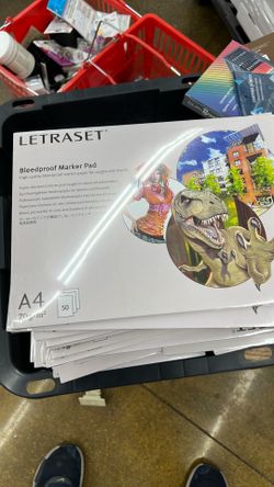 Letraset bleedproof marker pad A4 size - over 50 in stock