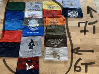 Boys clothes size 6 and 7T