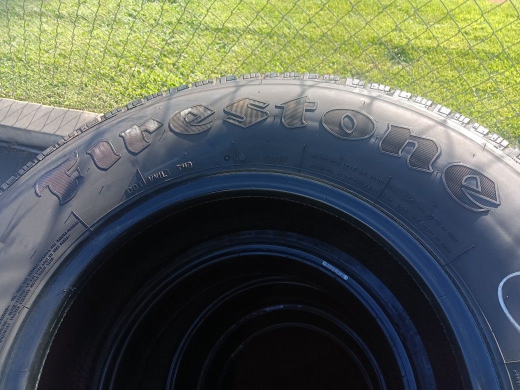 4 Llantas Lt 225 75 R16 Firestone Transforce