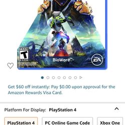 Anthem Ps4 Game 