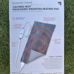 Sharper Image Massaging Weighted Heating Pad