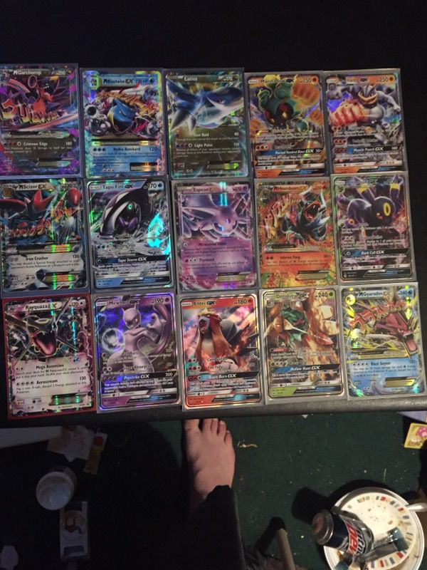 Pokemon cards ex and gx (52) count