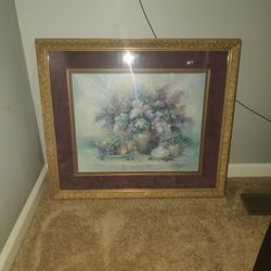 LENA LIU Signed & Numbered 1802/5500 Floral Still Life – Mint – Custom Framed