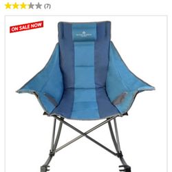 Black Sierra  Padded Rocking Chair