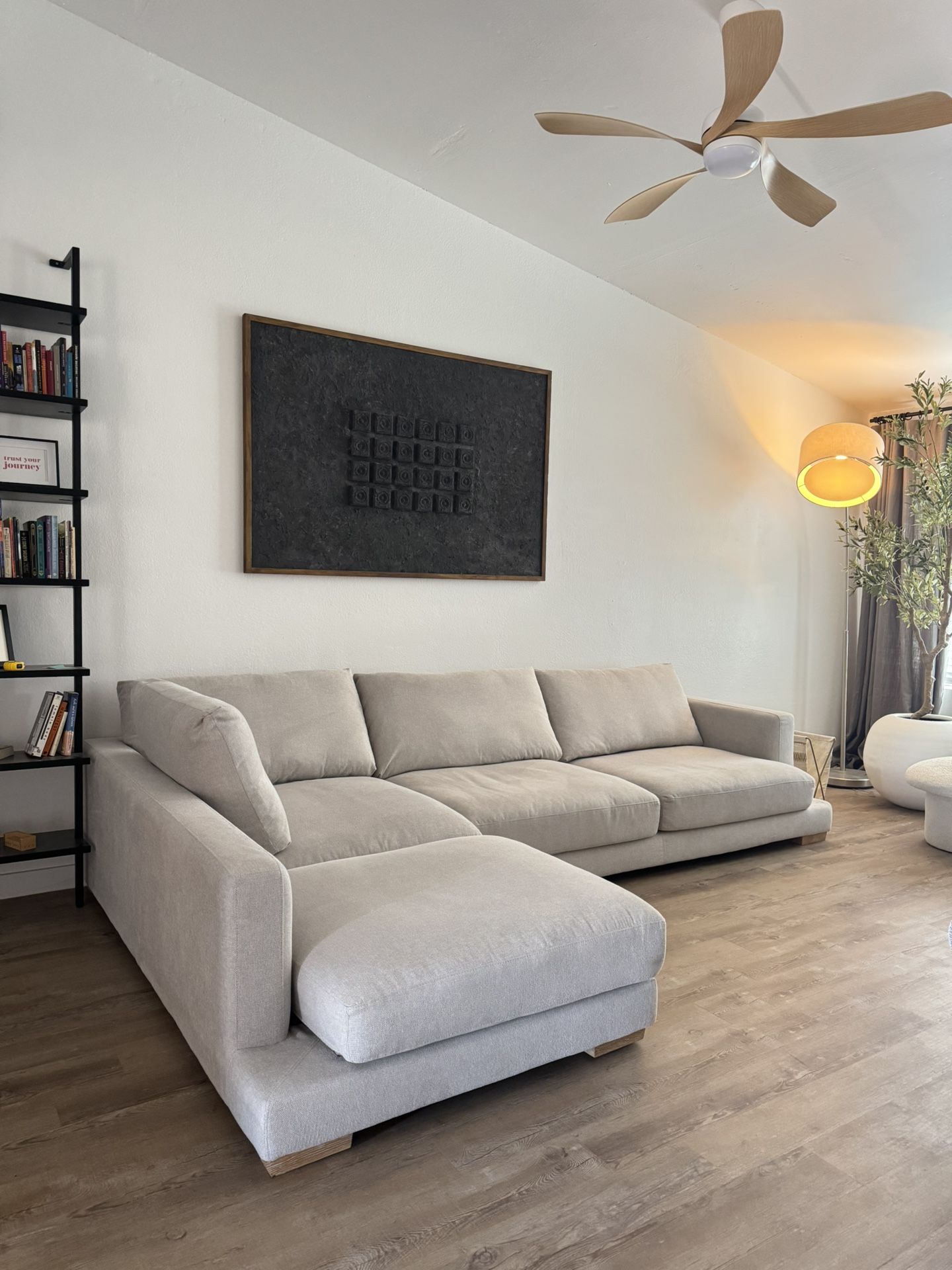 Living Spaces Sectional ( Delivery Available )