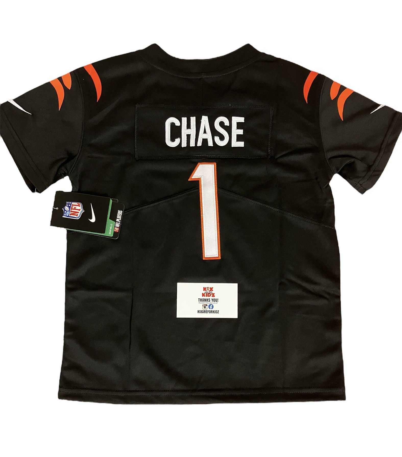 Cincinnati Bengals Jamarr Chase Kids Jersey 7-9Y