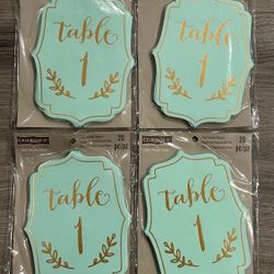 Table Numbers | (20pc)