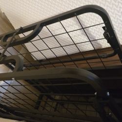 Folding Double Bed Frame And Mattress 
