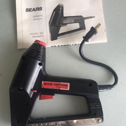Craftsman electric staple nailer