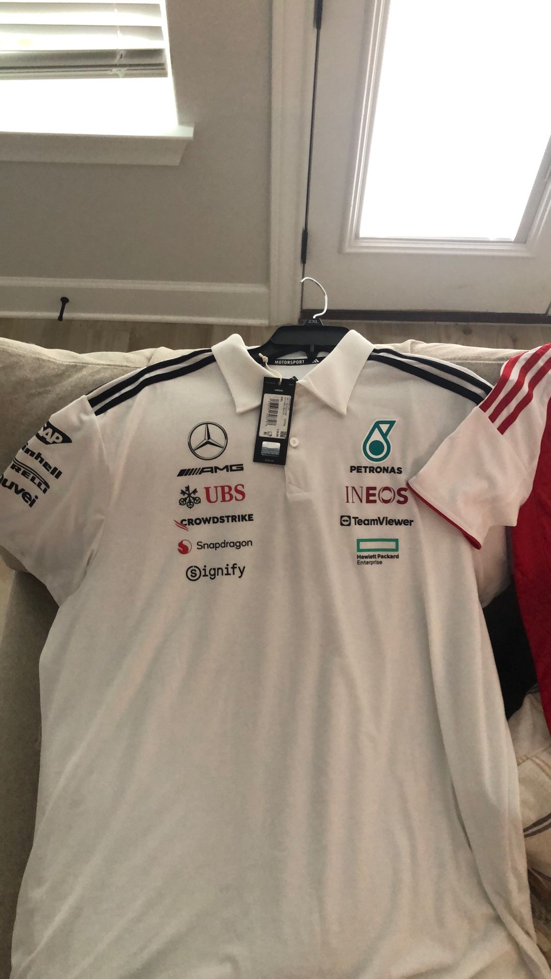 Mercedes Adidas Polo Brand New