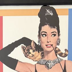Hard to find UK Pyramid Poster - produced for Audrey Hepburn’s Children’s Fund