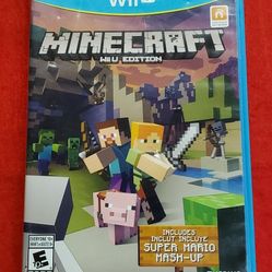 Minecraft Wii U Edition Video Game For Nintendo Wii U - Working 