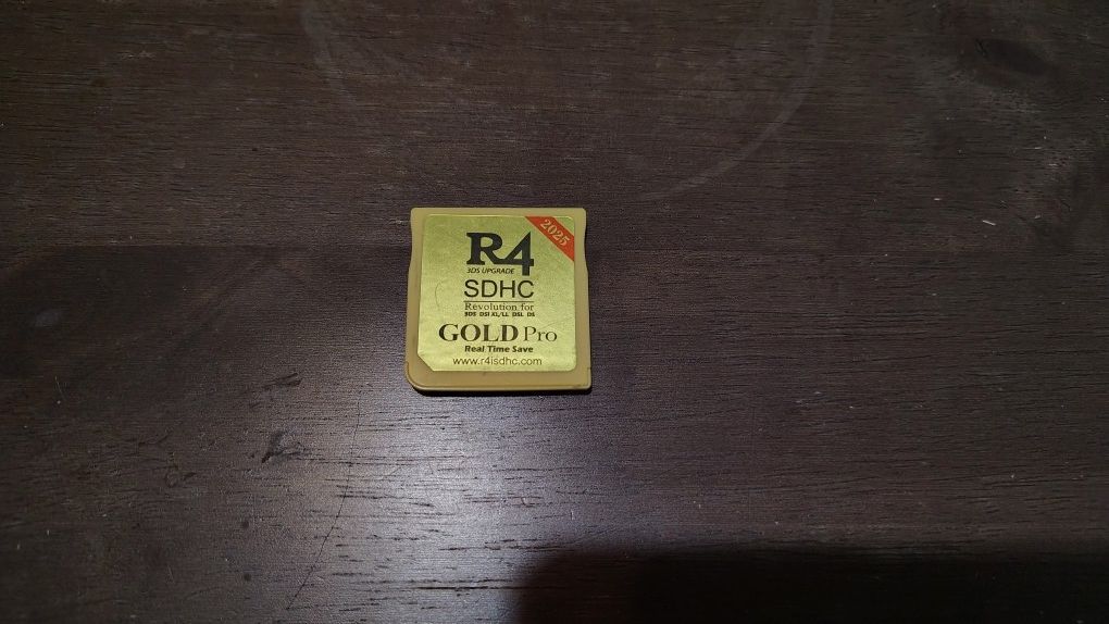 R4 Card Sdhc Gold 2025 For Nintendo DS/Dsi/Dsixl/3ds/2ds
