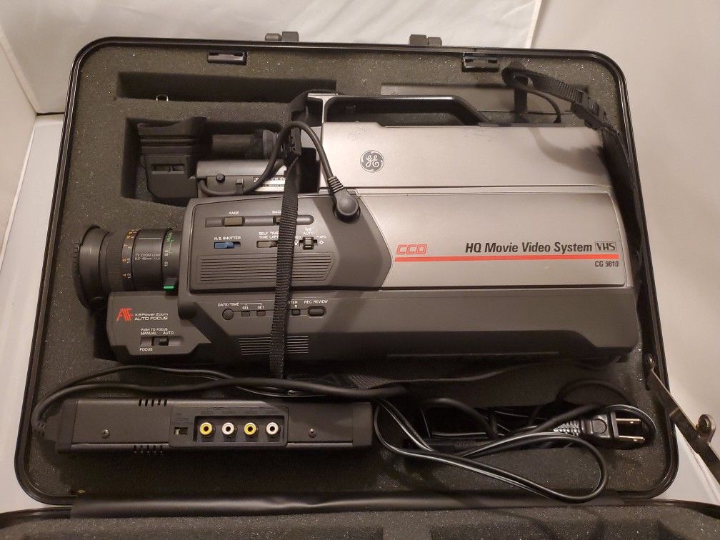 Vintage General Electric GE Camcorder HQ Movie Video System VHS CG-9810