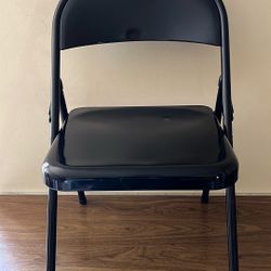 Black Folding Chair 