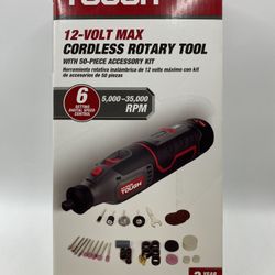 Hyper Tough 12V Max Cordless Rotary Tool with 50-Piece Accessory Kit 