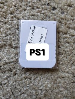 Playstation 1 Memory Card