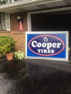 Cooper tires sign