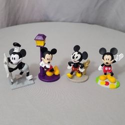 Mickey Mouse 90th Anniversary 4-Piece Collectible Figure  Set 2018 