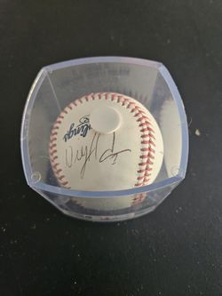 Willy Adames Autographed Baseball