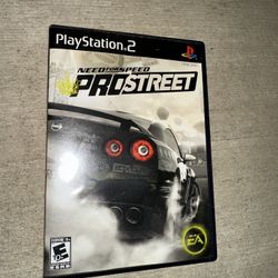Need For Speed ProStreet PlayStation 2 PS2