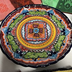 Mexican Pottery Plate
