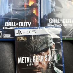 Ps5 & Xbox Black Ops 7 And Metal Gear Solid(sealed)