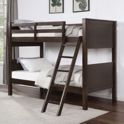 $399 New Twin/twin Bunk Bed Only, Mattresses Sold Separately. (Read Description Below)