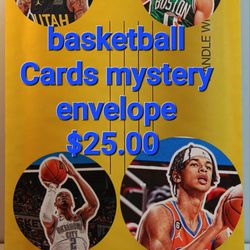 Basketball Mystery Envelope 