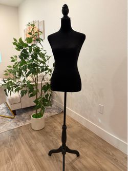 Black velvet mannequin- High Quality- Adjustable Height