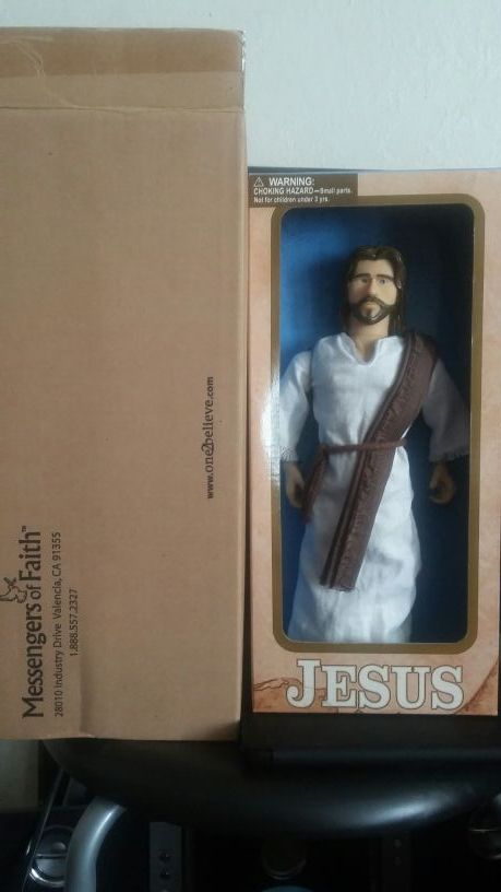 Talking Jesus action figure (new)