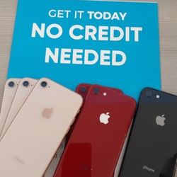 $1 Today Rest in Payments. NO CREDIT NEEDED. Iphone 8 64gb UNLOCKED, LOWEST WHOLESALE PRICES GUARANTEED 
