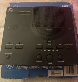 GE 2-9876 Digital Answering Machine
