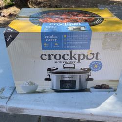 4 Qt Crockpot-Slow Cooker-Digital 