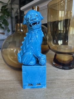 Foo Dog Fu Dog Buddha Dog Vintage Chinese Guardian Lion Original Porcelain