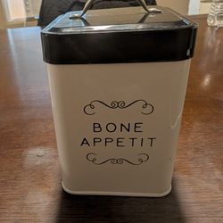 Metal Canister Bone Appetit 