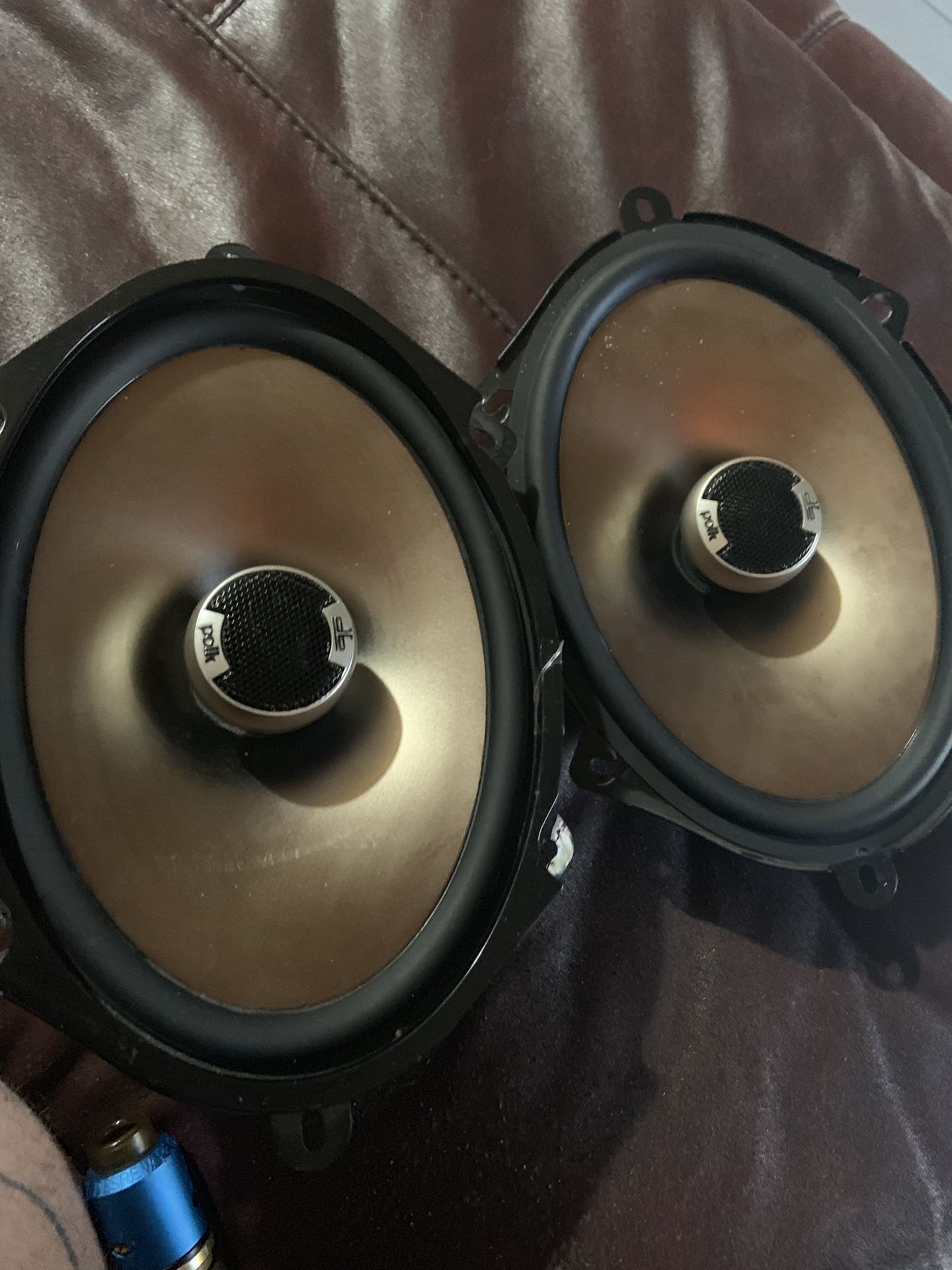 25$ pick up now Polk audio 5x7s