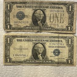 One Dollar Silver Certificate Bills