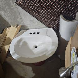 New Pedastal Sink 