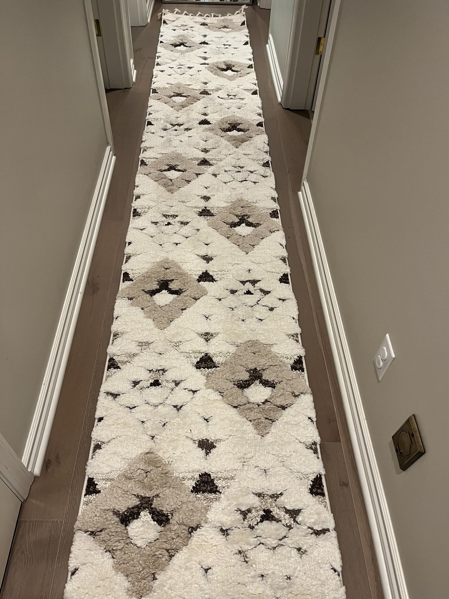 Morrocan Tassel Rug, Runner 14 Feet Long, Brand New