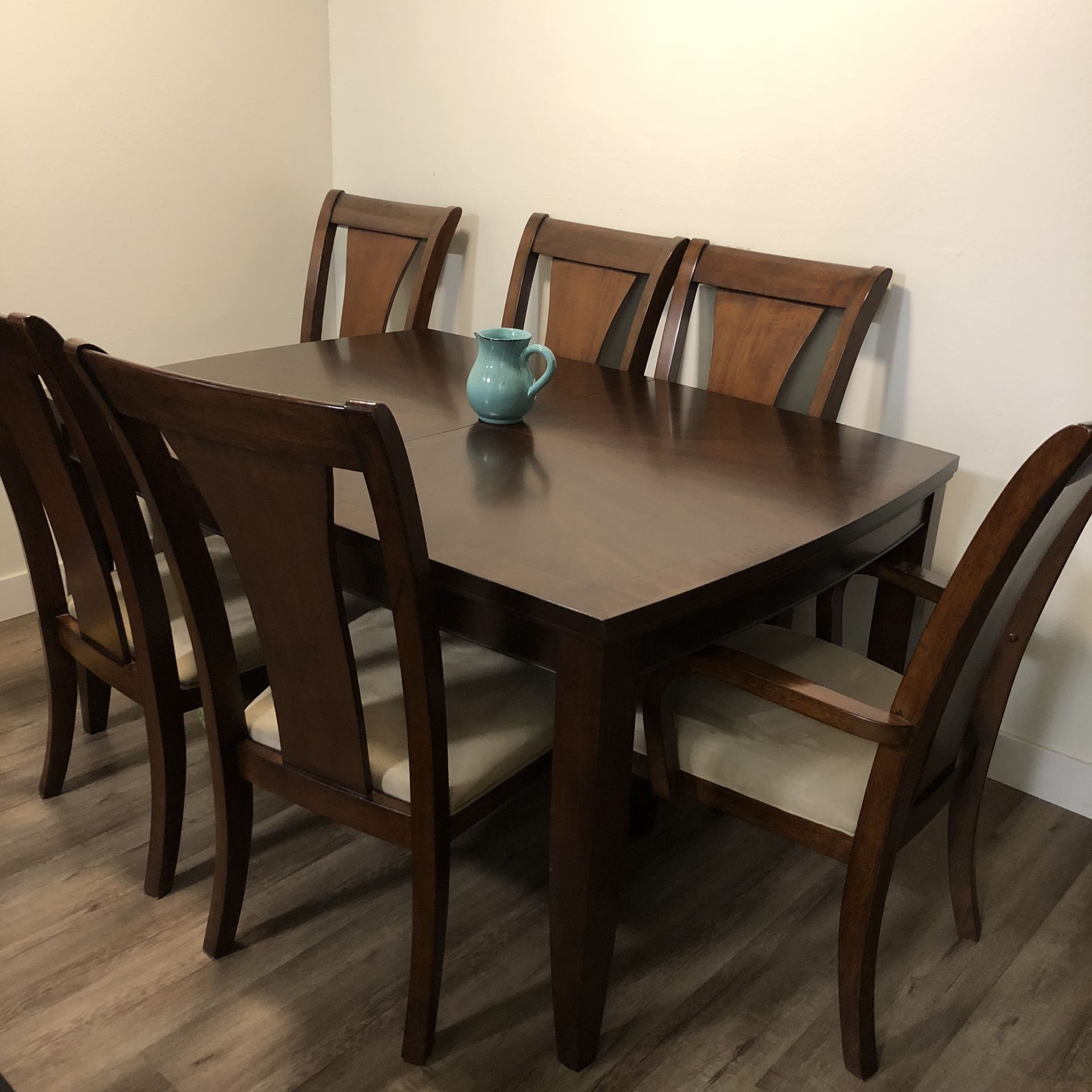 Dining room Set From Macy’s With 6 Chairs, 2 Of Them Are Armchair .
