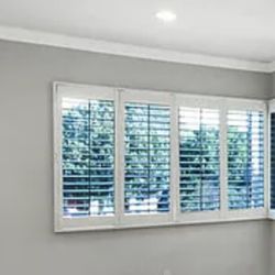 Used four part plantation shutters 
